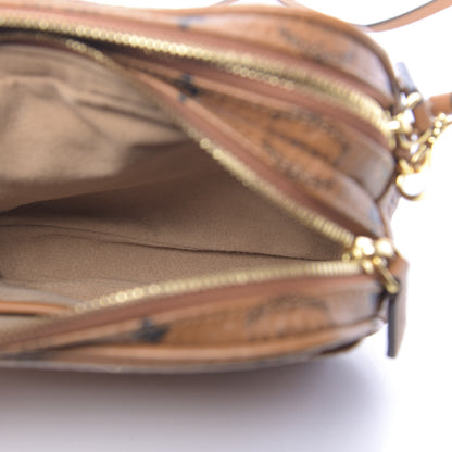 MCM Visetos Camera Crossbody Bag Cognac 5 of 10