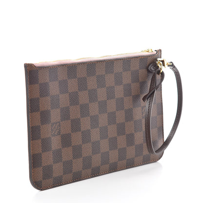 Louis Vuitton Damier Ebene Neverfull MM GM Pochette Rose Ballerine 3 of 6