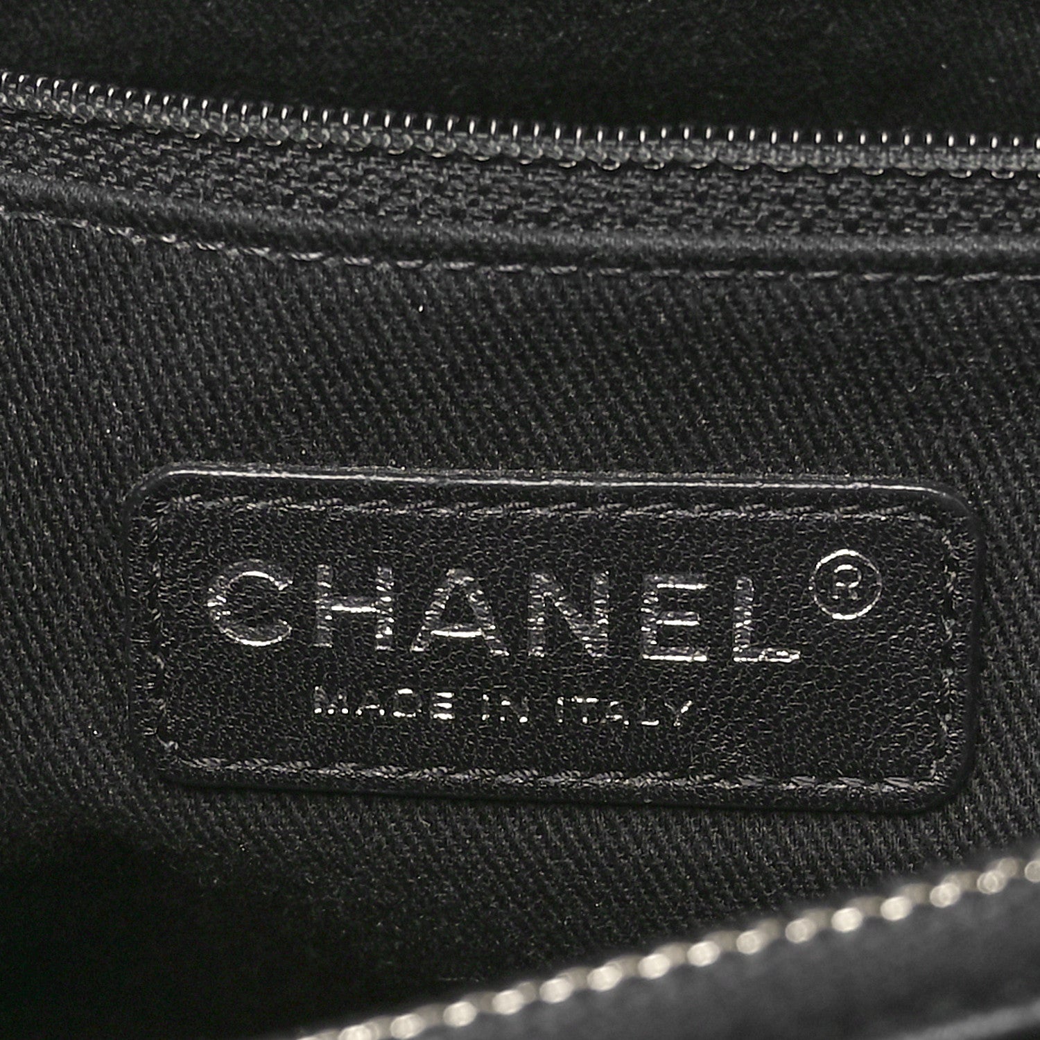 Chanel Caviar Quilted CC Timeless Soft Tote Black 6 of 10