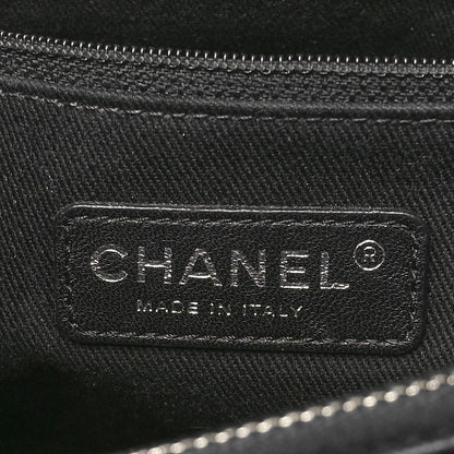 Chanel Caviar Quilted CC Timeless Soft Tote Black 6 of 10