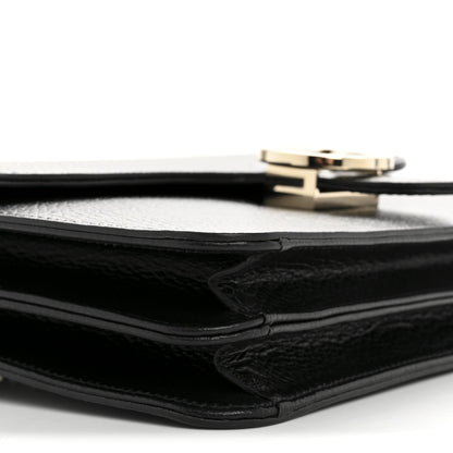 Gucci Dollar Calfskin Interlocking G Shoulder Bag Black 9 of 12