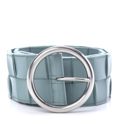 Bottega Veneta Nappa Maxi Intrecciato Wide Belt 80 32 Storm 1 of 5