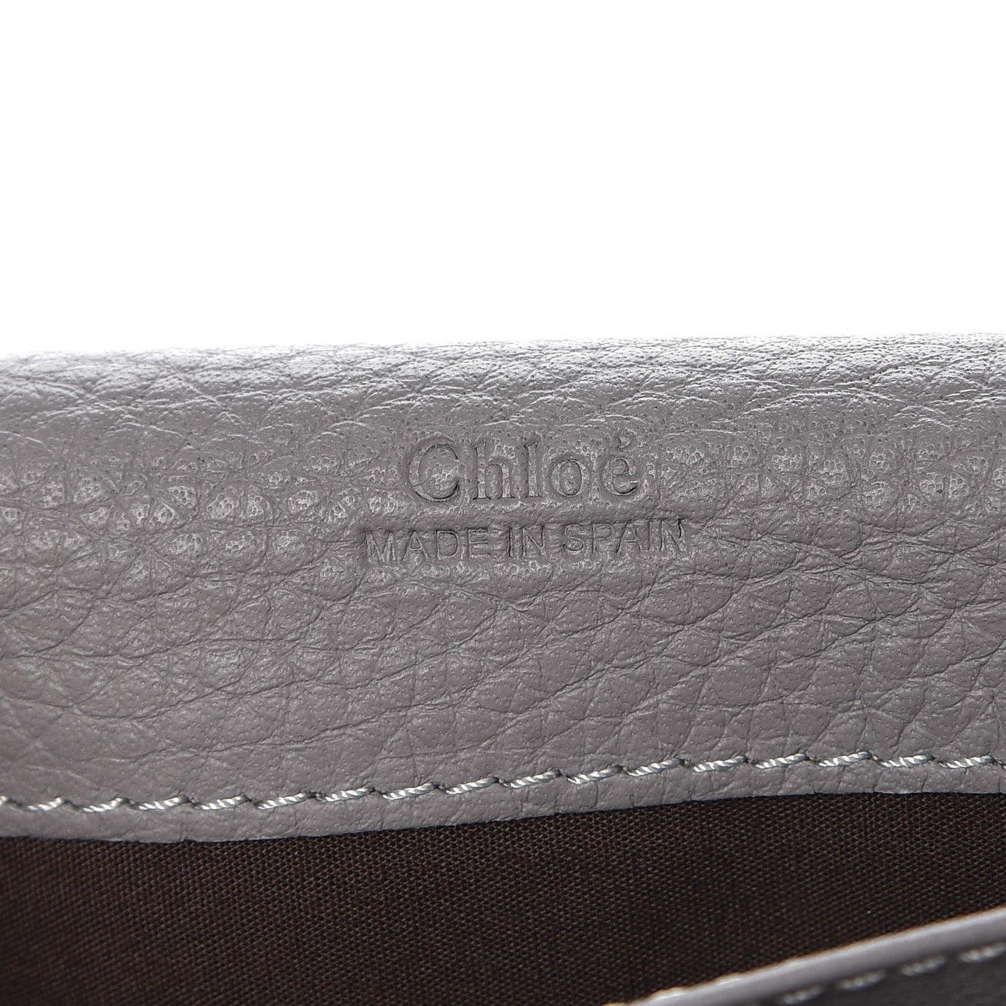 Calfskin Marcie Continental Flap Wallet Cashmere Grey