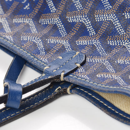 Goyard Saint Louis Junior Jr PM Tote Blue 15 of 26