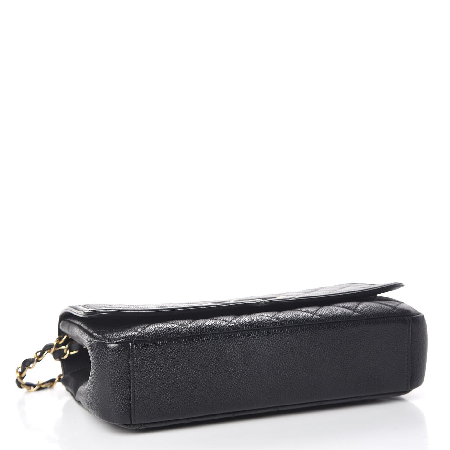 Caviar Quilted Medium CC Filigree Flap Black