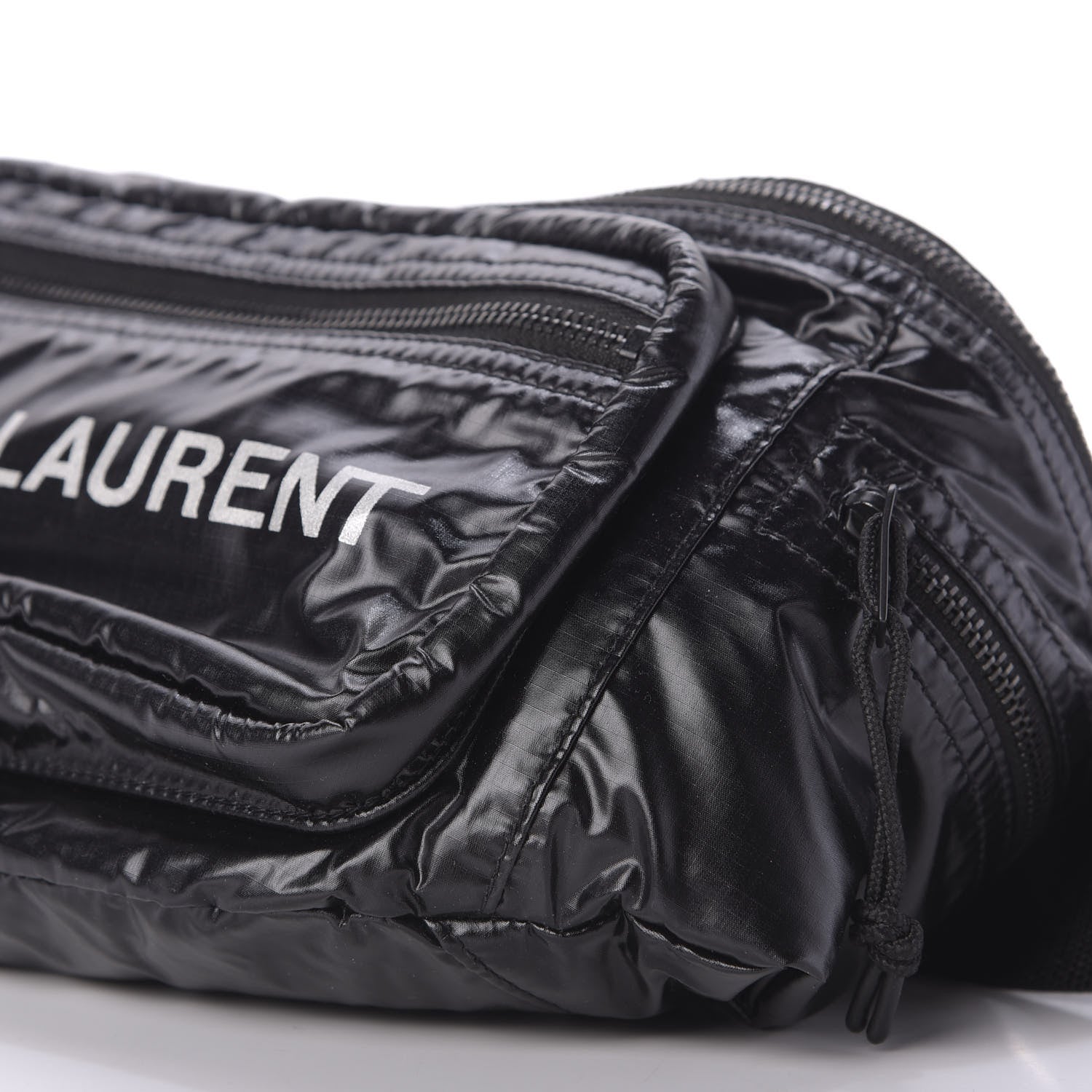 Saint Laurent Nylon Logo Ripstop Body Belt Bag Black 7 of 8