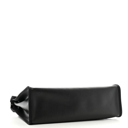 Hermes Toile H Berline Vache Hunter Herbag Zip PM 31 Black Ecru 5 of 12