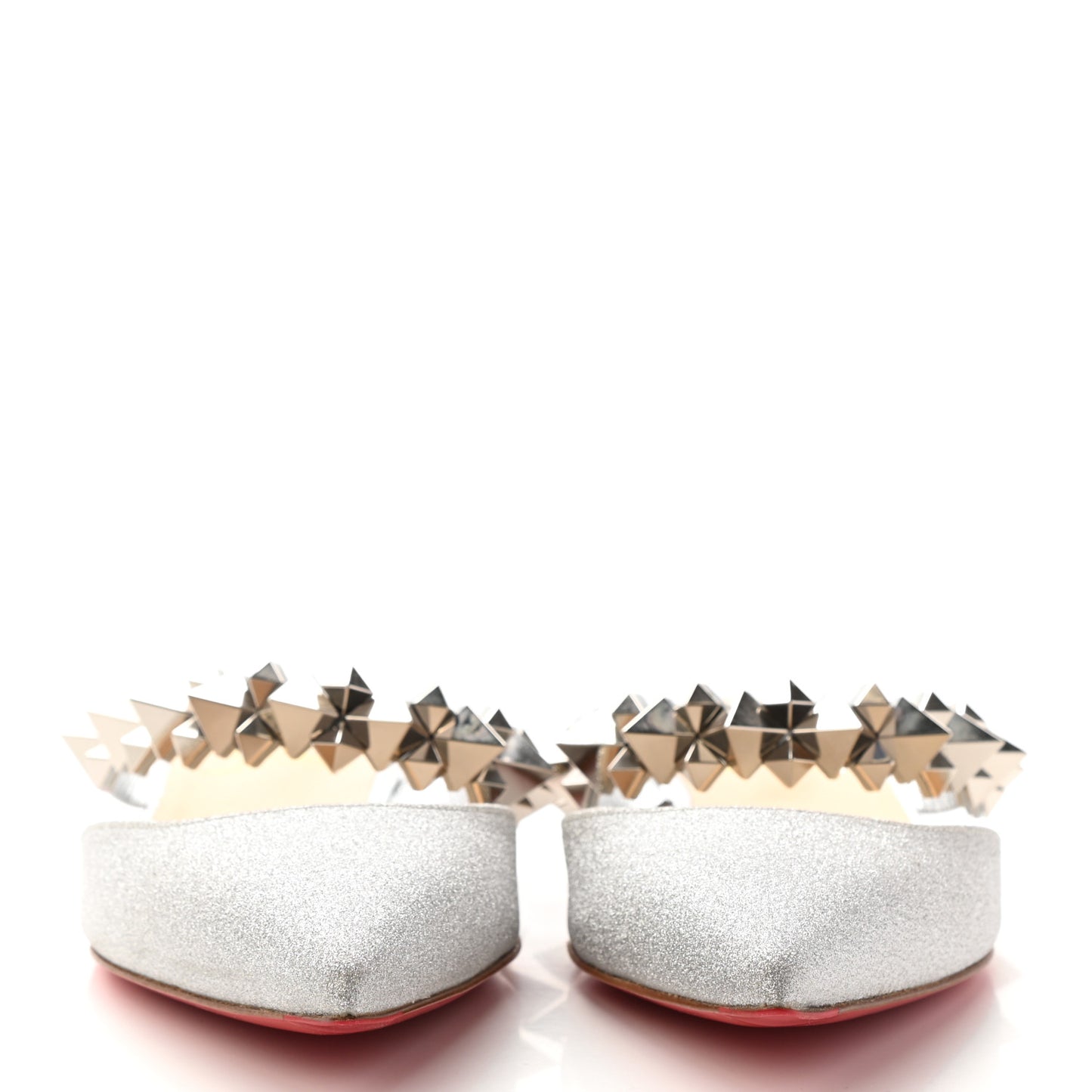 Mini Glitter Planet Choc Flat Mules 38.5 Silver
