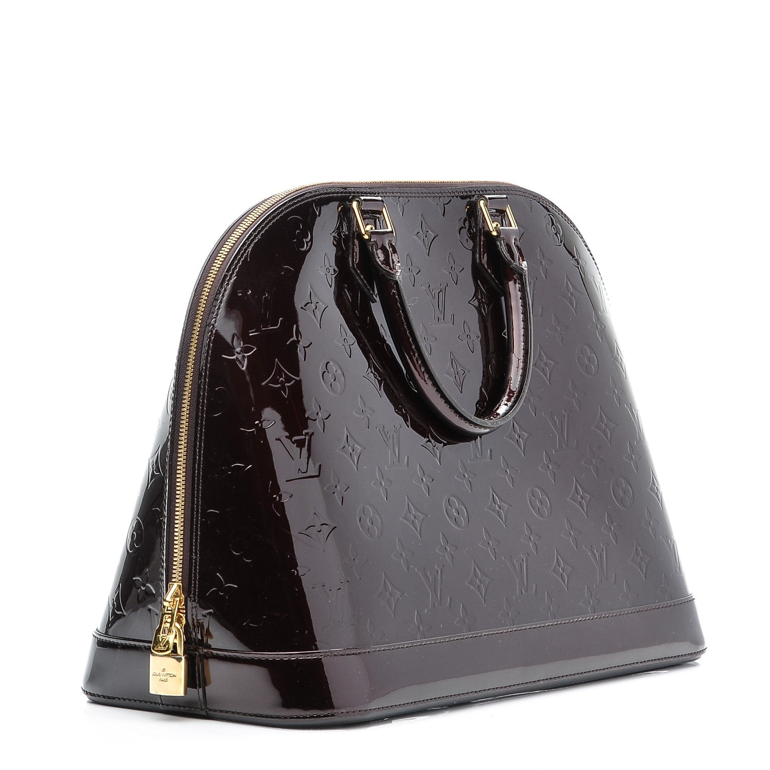 Louis Vuitton Vernis Alma GM Amarante 3 of 12