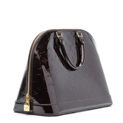Louis Vuitton Vernis Alma GM Amarante 3 of 12