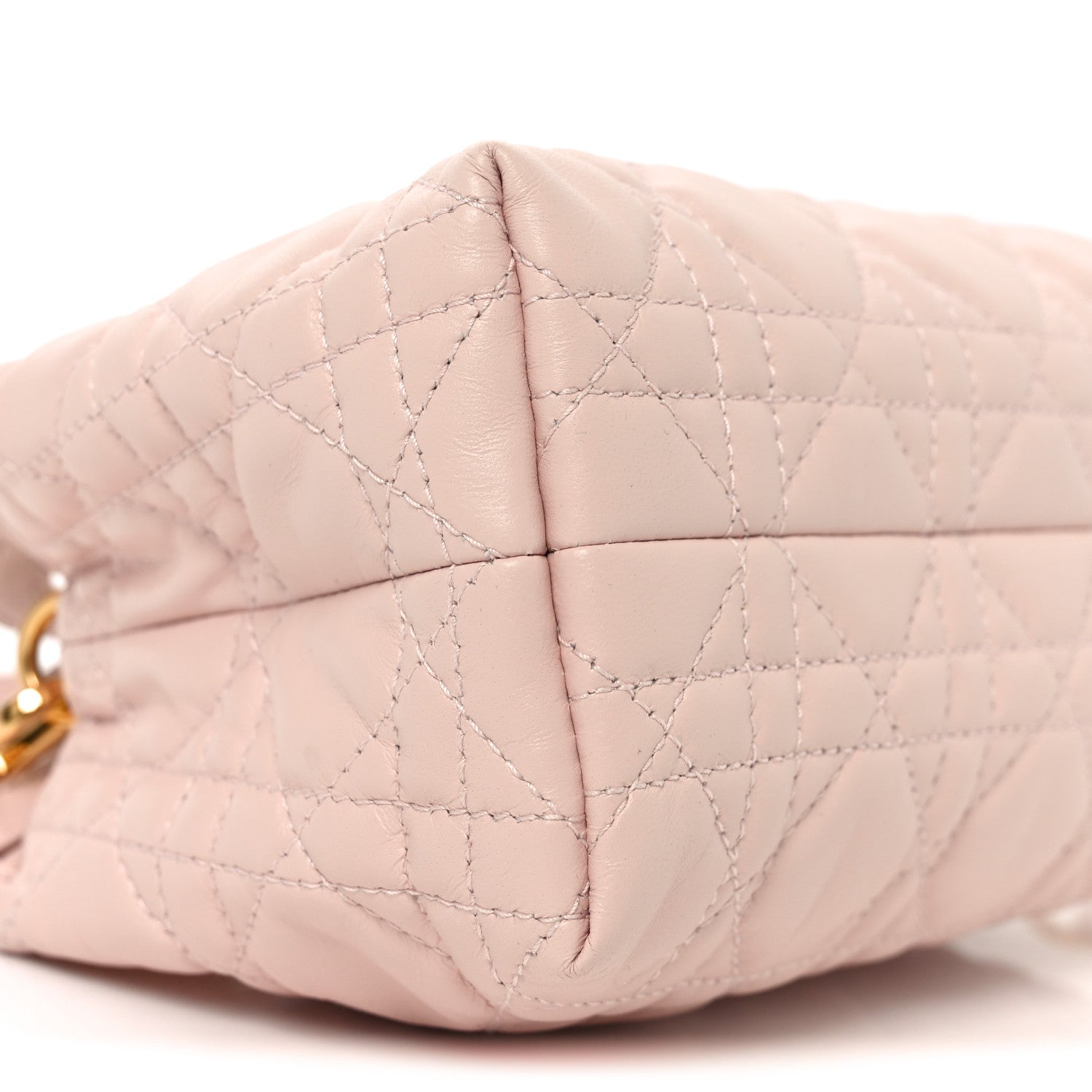 Christian Dior Lambskin Cannage Mini Jolie Top Handle Bag Powder Pink 9 of 11