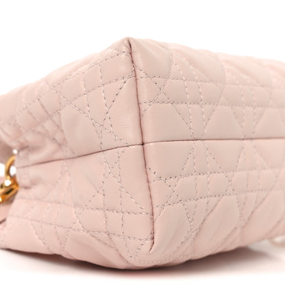 Christian Dior Lambskin Cannage Mini Jolie Top Handle Bag Powder Pink 9 of 11