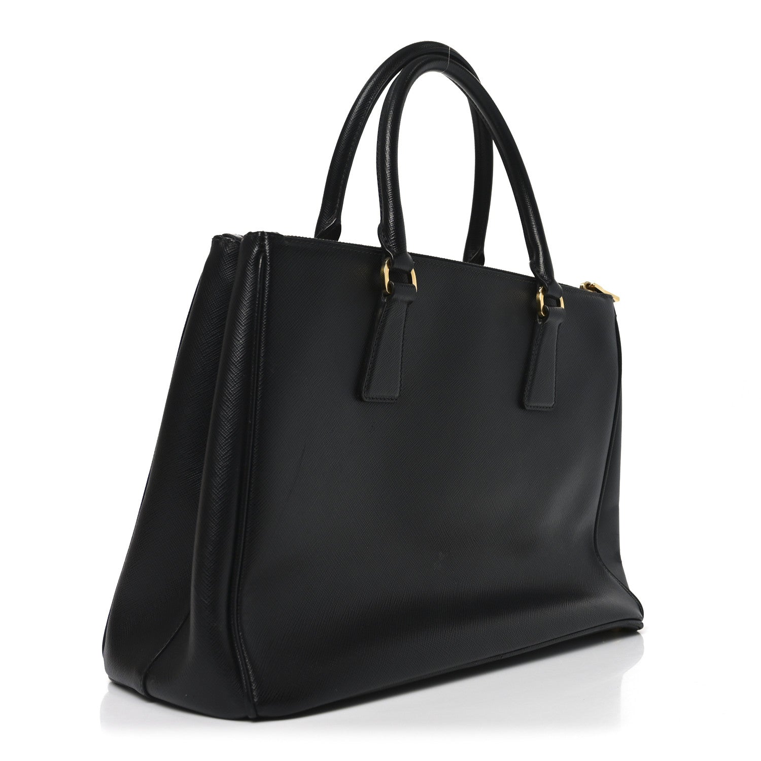 Prada Saffiano Medium Galleria Double Zip Tote Black 3 of 9
