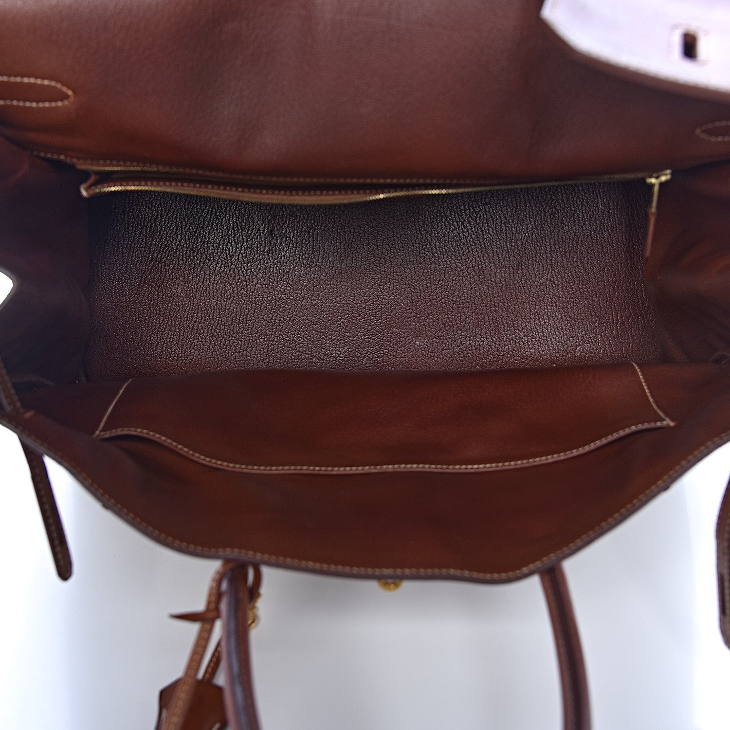 Hermes Toile Barenia Birkin 40 Fauve 5 of 37