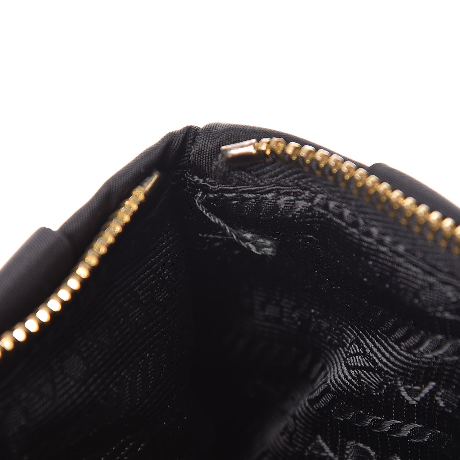 Prada Tessuto Nylon Clutch Wristlet Black 8 of 10
