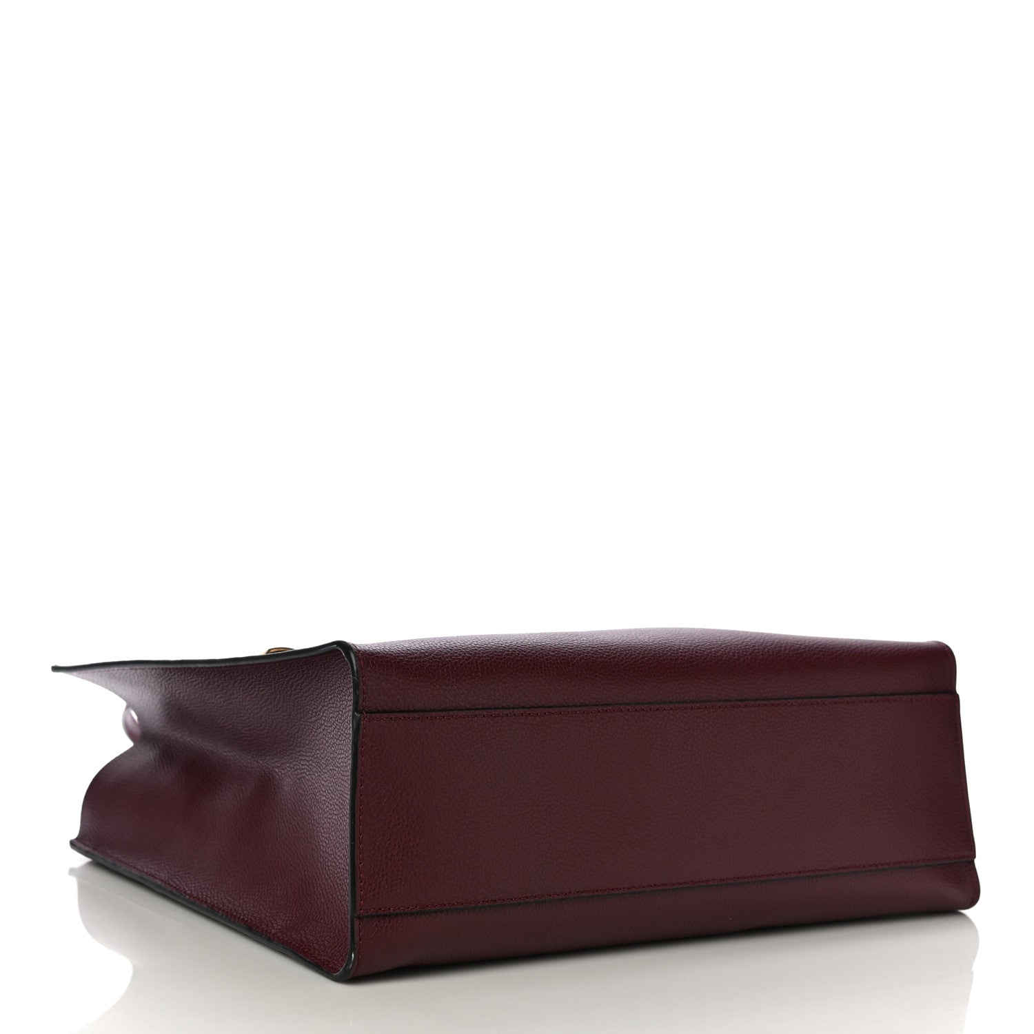 Marc Jacobs Grained Calfskin Grind Shopper Tote Burgundy 5 of 10