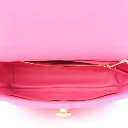 Valentino Garavani Nappa Enamel Large Roman Stud Shoulder Bag Feminine Pink 5 of 10