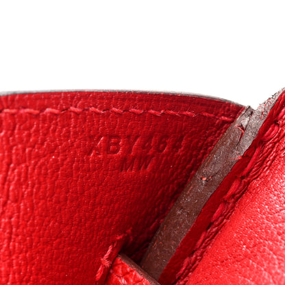 Hermes Epsom BIRKIN 30 Rouge Casaque 7 of 10