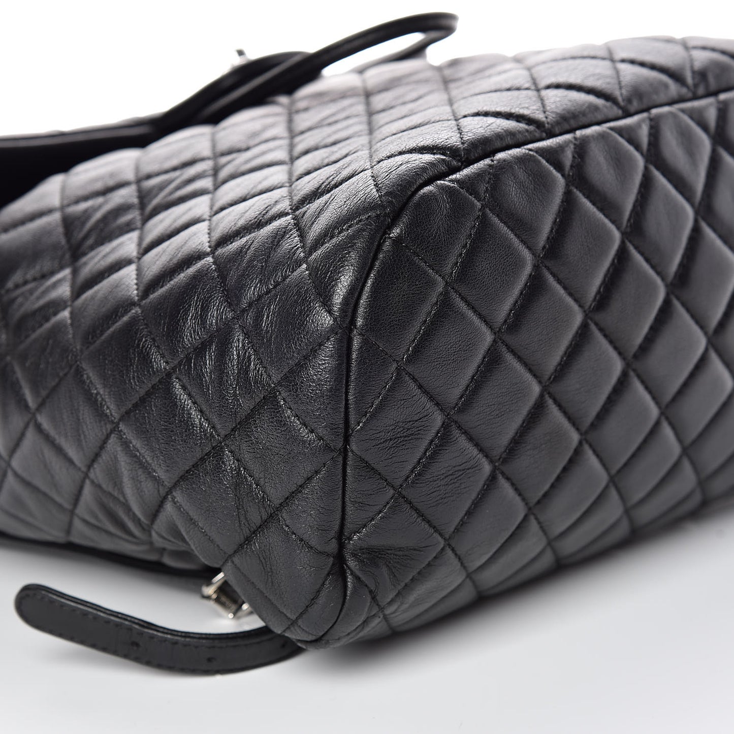 Lambskin Quilted Large Urban Spirit Backpack Black