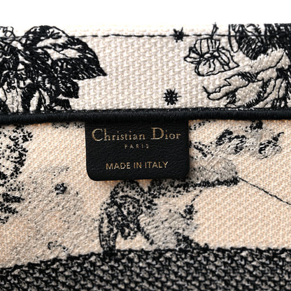 Christian Dior Canvas Zodiac Toile De Jouy Embroidered Medium Book Tote Latte 6 of 9