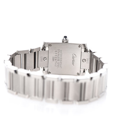 Cartier Stainless Steel 20mm Tank Francaise Quartz Watch 5 of 6
