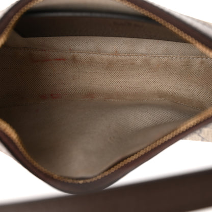 Gucci GG Supreme Monogram Textured Dollar Calfskin Small Ophidia Hobo Beige Ebony New Acero 5 of 11