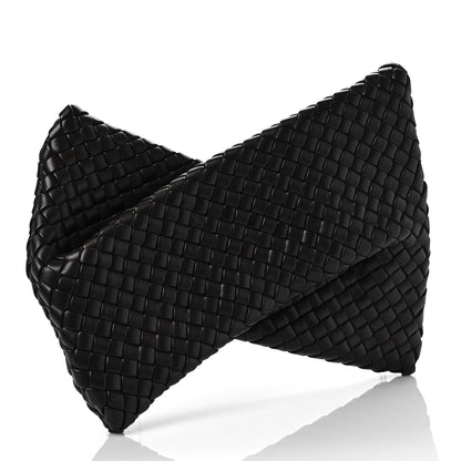 Bottega Veneta Nappa Intrecciato Crisscross Clutch Fondente 3 of 7