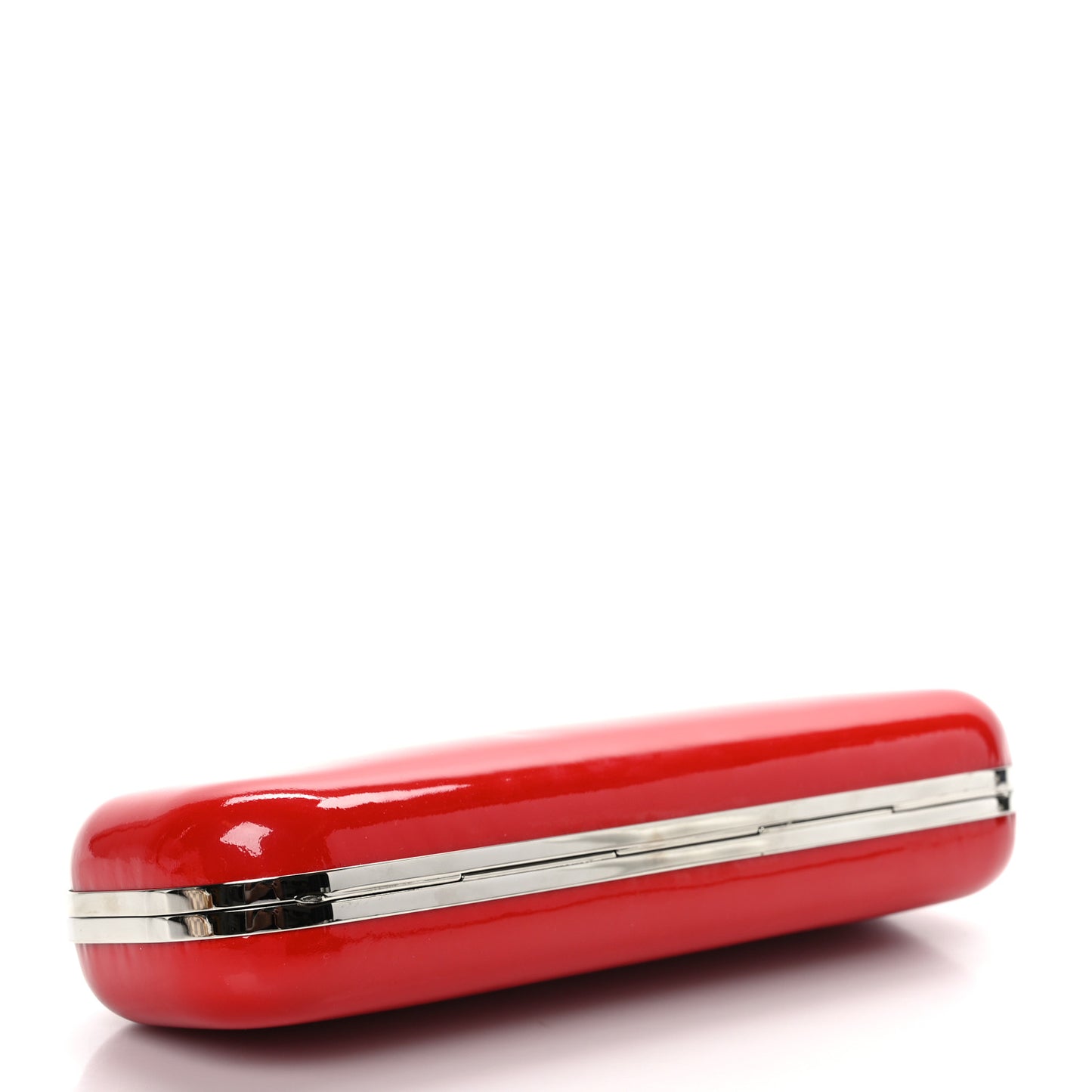 Patent Skull Knuckle Clutch Red