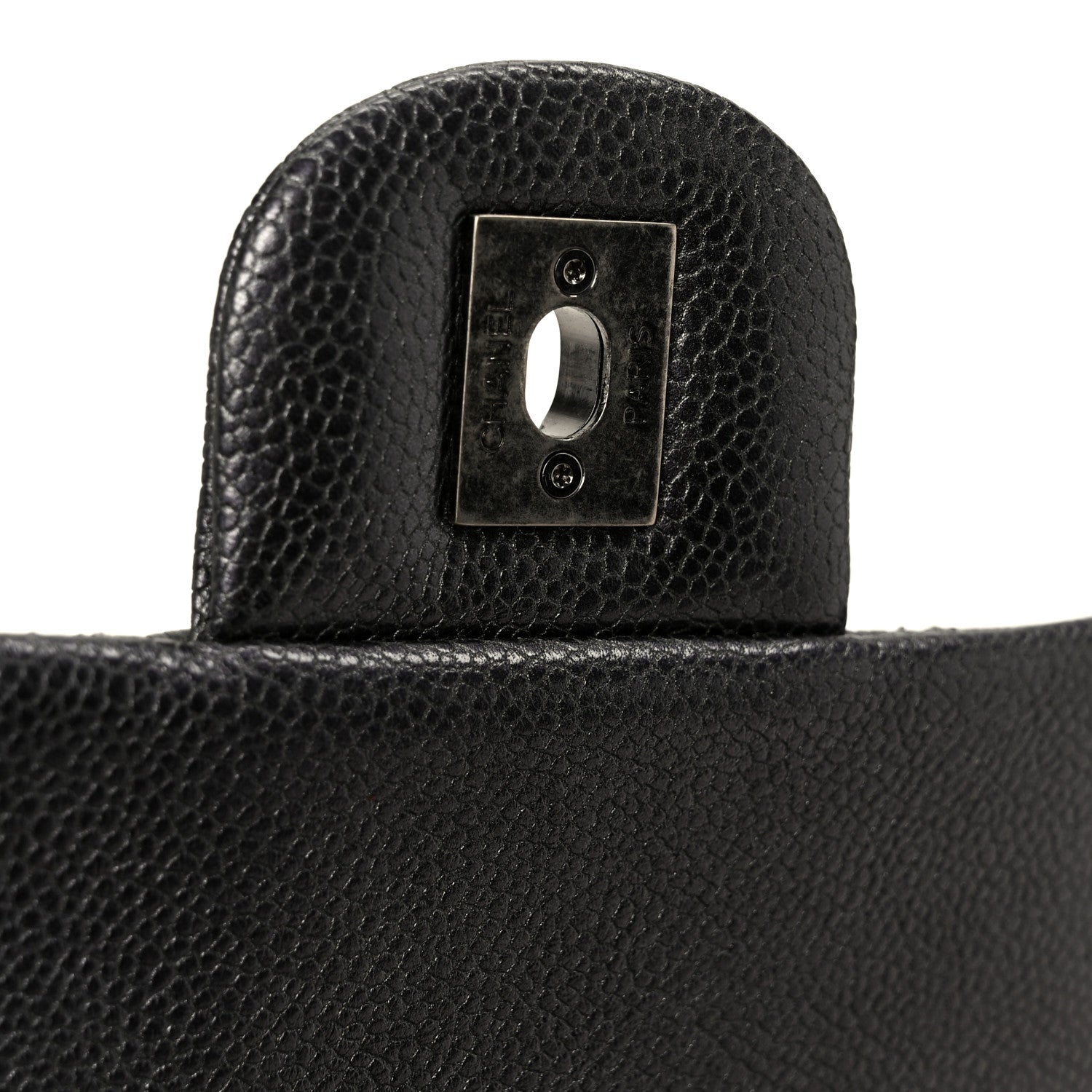 Chanel Iridescent Caviar Quilted Large Chic Flap Grey 7 of 11