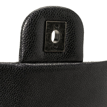 Chanel Iridescent Caviar Quilted Large Chic Flap Grey 7 of 11