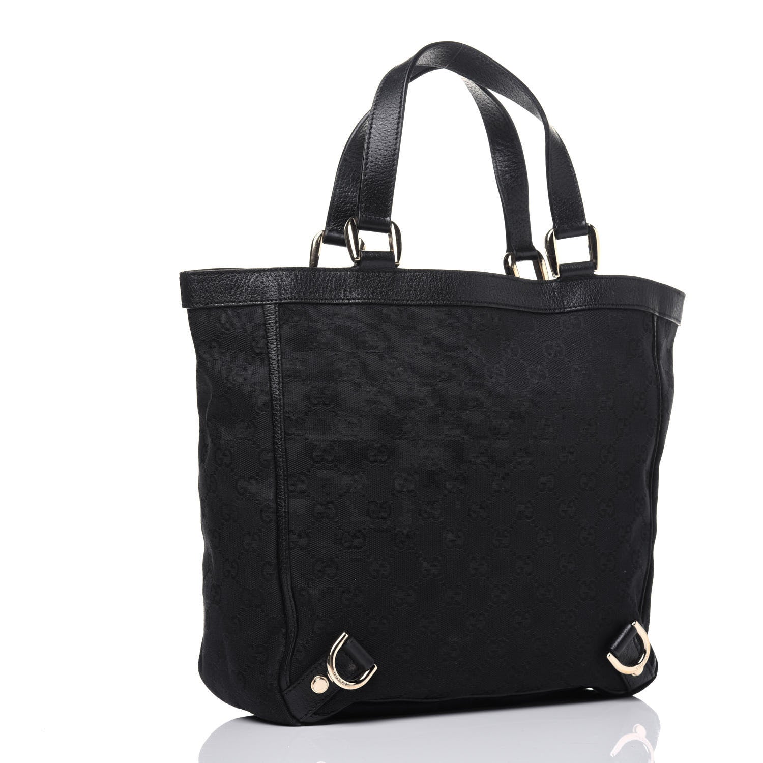 Gucci Monogram Small Abbey Tote Black 4 of 12