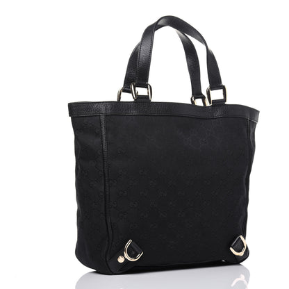 Gucci Monogram Small Abbey Tote Black 4 of 12