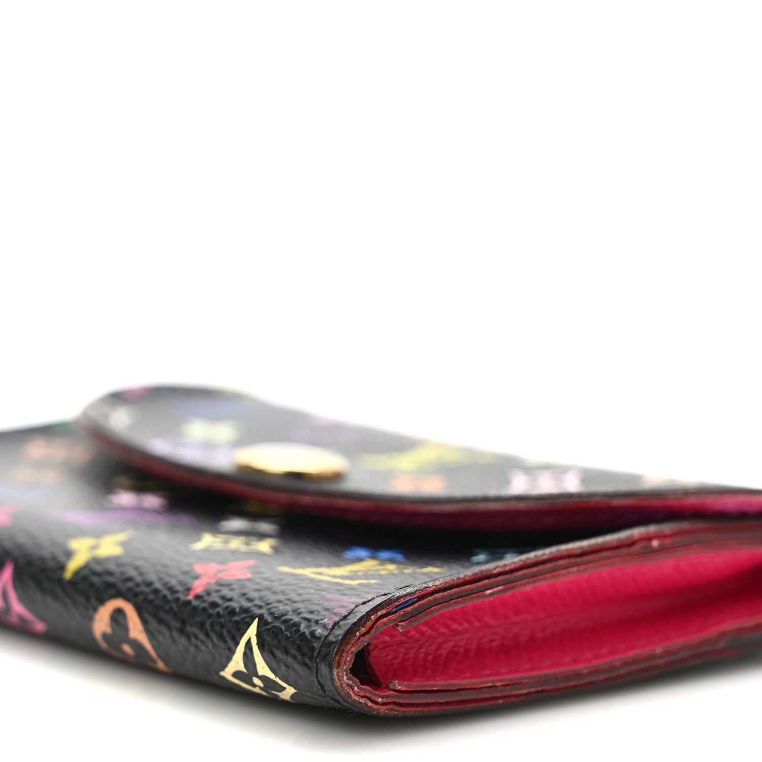Louis Vuitton Monogram Multicolor Business Card Holder Black Grenade 8 of 8