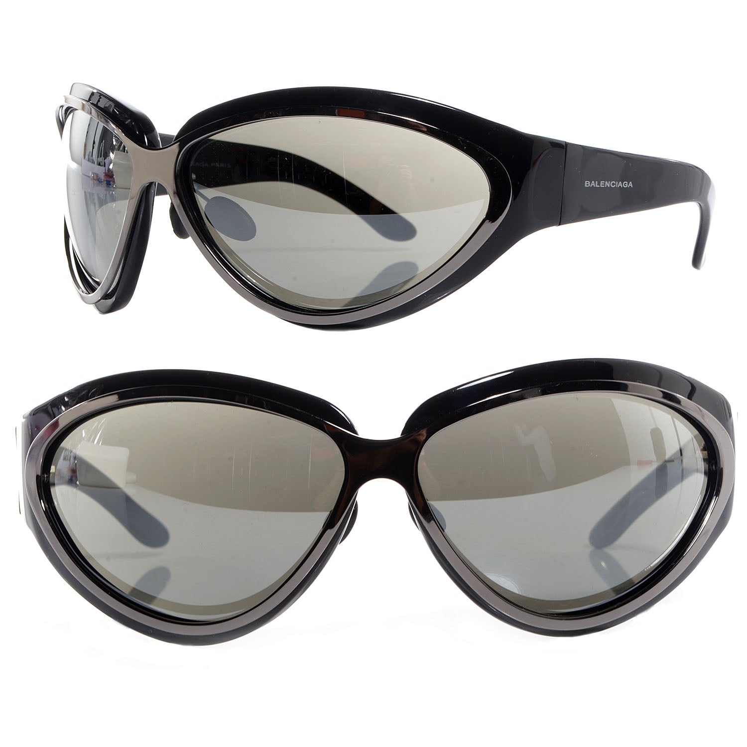 Balenciaga Sunglasses 002NS Black 1 of 5