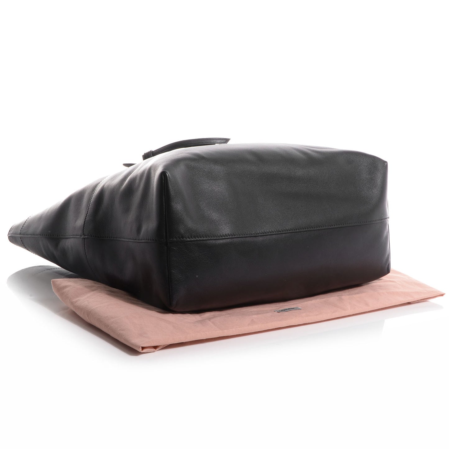 Vitello Soft Calf Shopping Tote Nero Black