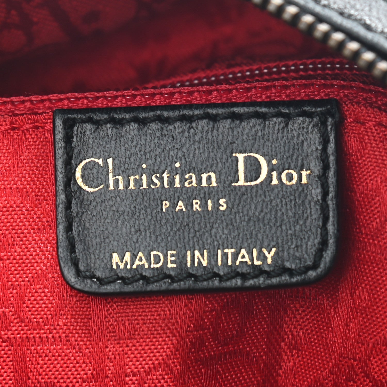 Christian Dior Lambskin Cannage Satchel Black 6 of 9