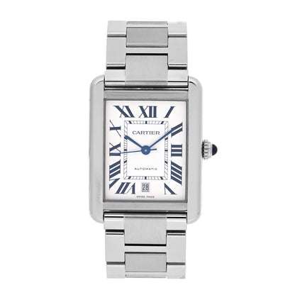 Cartier Stainless Steel 31mm Tank Solo Automatic Watch 1 of 5