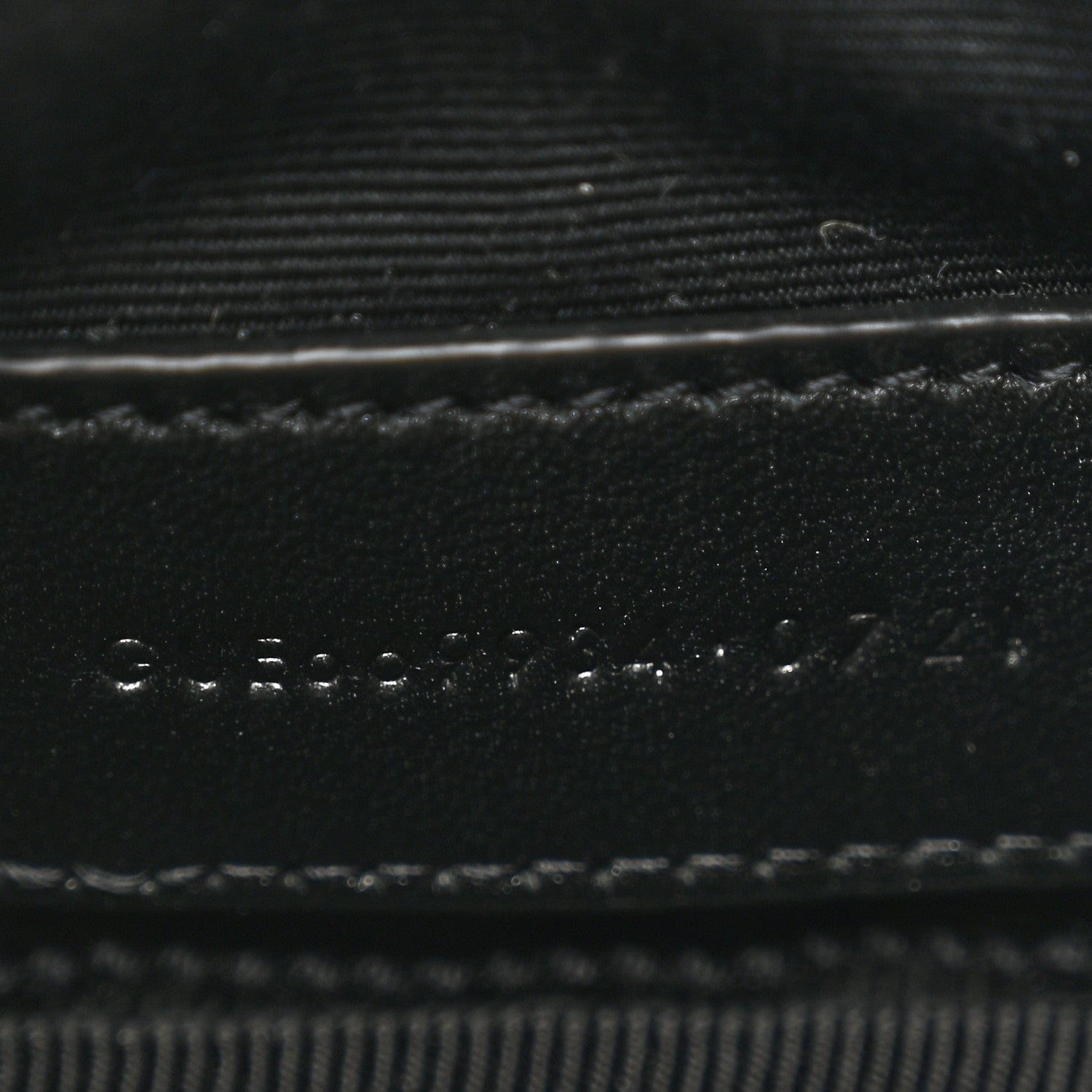 Saint Laurent Lambskin Quilted Lolita Cosmetic Pouch Black 7 of 7