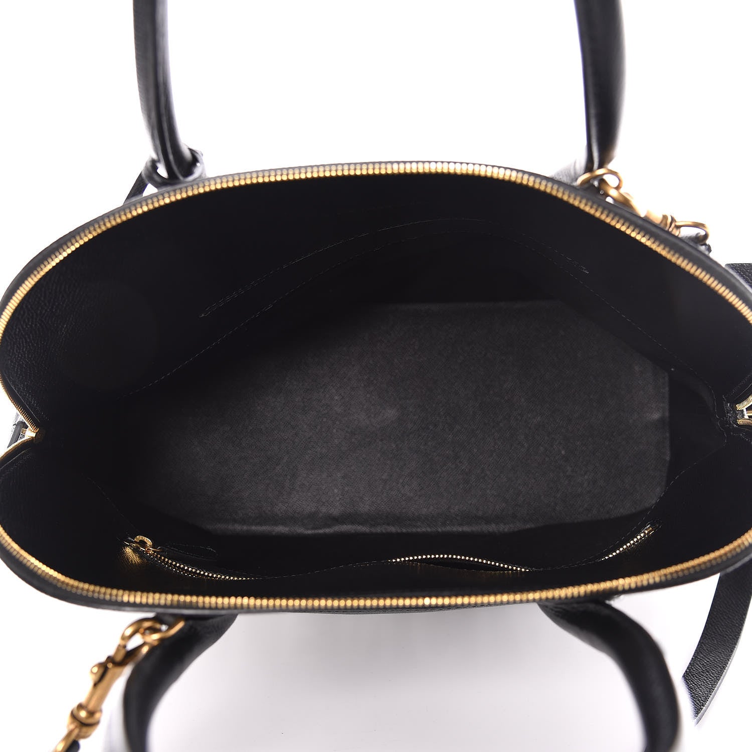 Balenciaga Signature Grained Calfskin Logo M Ville Top Handle Bag Black 6 of 12