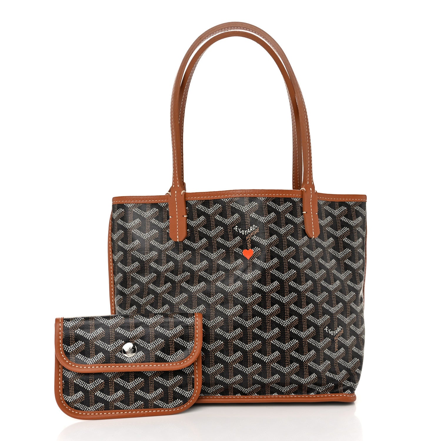 Goyard Goyardine Reversible Mini Anjou Black Gold 3 of 18