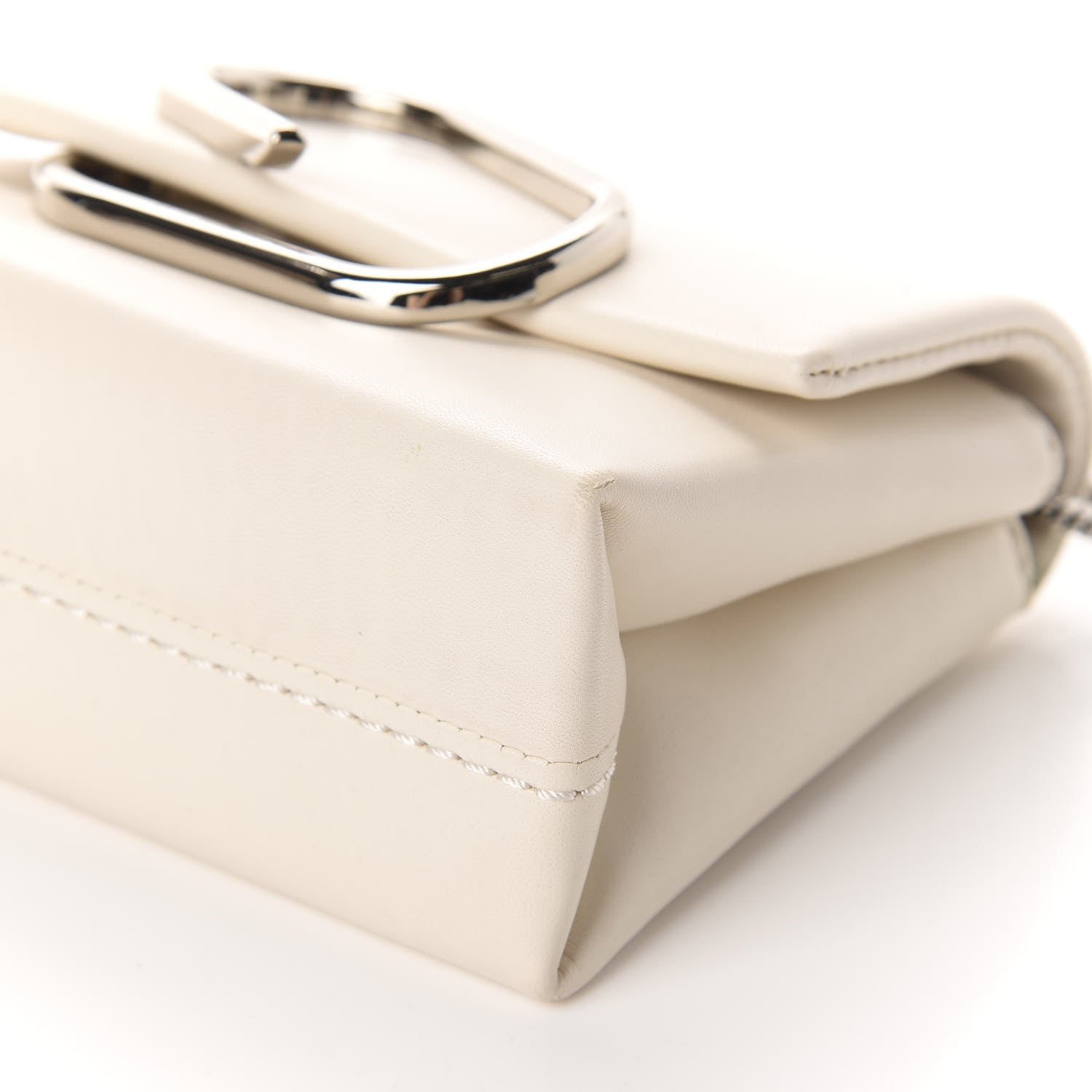 3.1 Phillip Lim 3.1 Calfskin Alix Soft Flap Clutch White 7 of 13