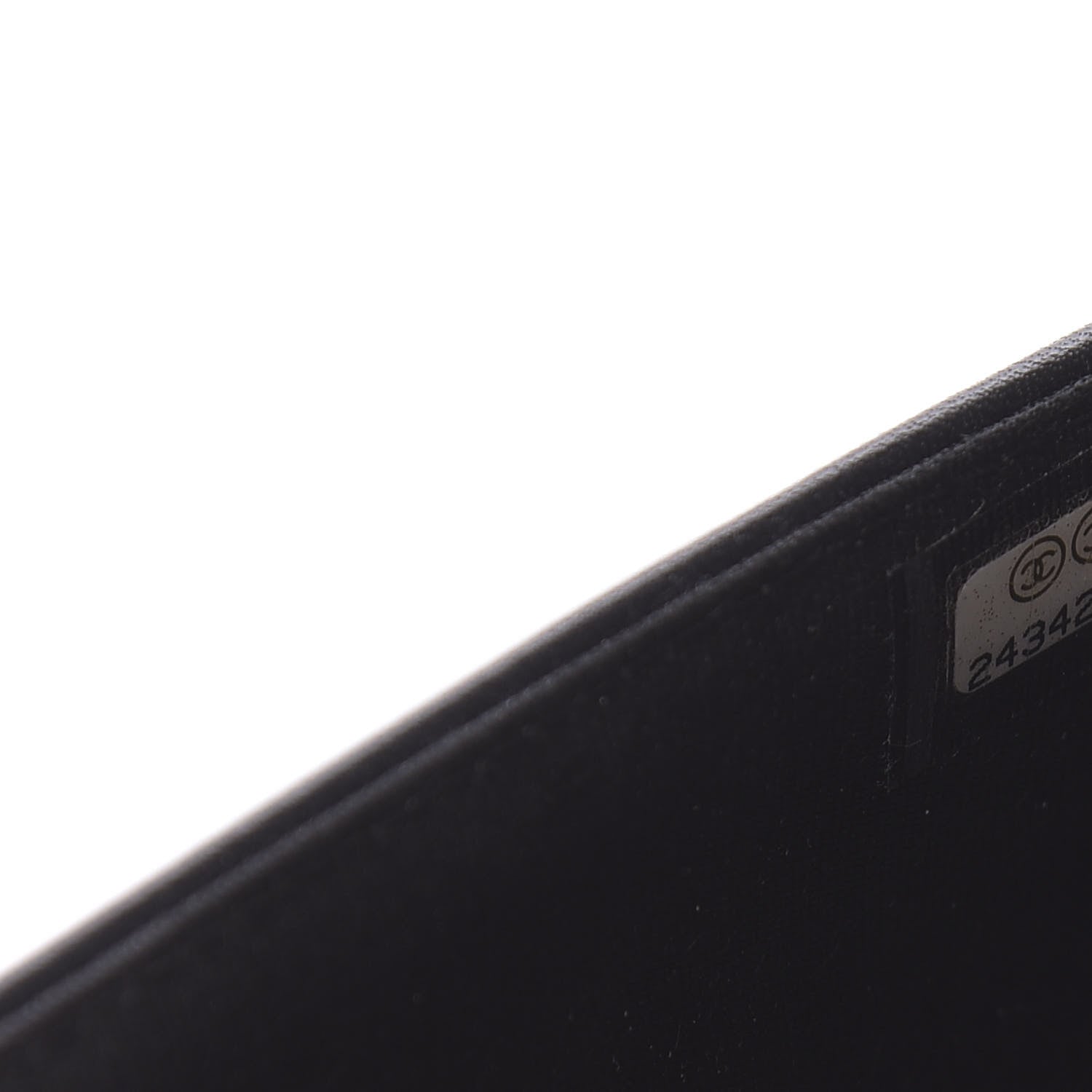 Chanel Calfskin Quilted Chain Around Boy Wallet On Chain WOC Black 10 of 12