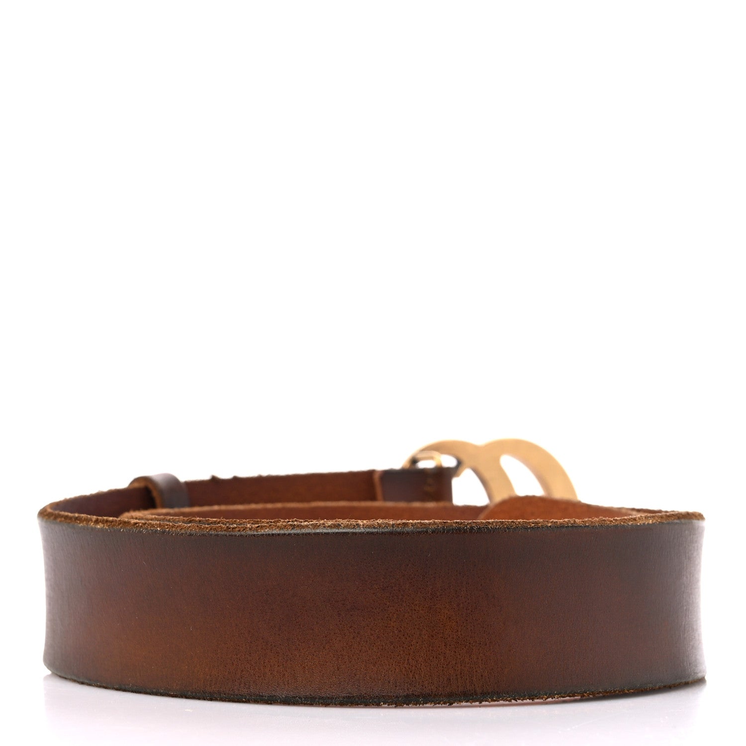 Gucci Faded Calfskin Double G 40mm Belt 80 32 Cuir 2 of 7
