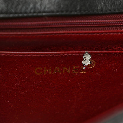 Chanel Lambskin Quilted Medium Single Flap Black 7 of 12