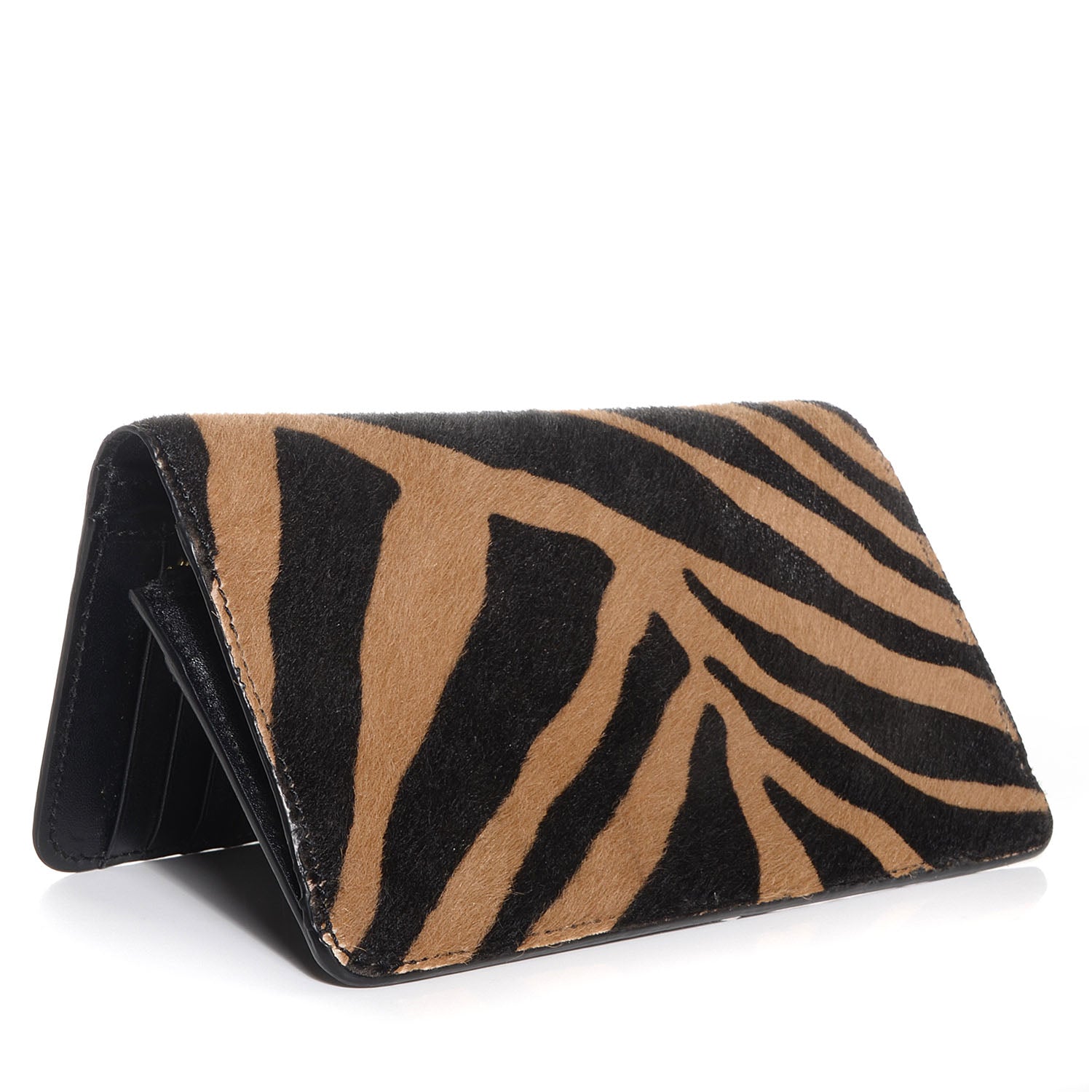 Burberry Prorsum Calf Hair Zebra Print Cavendish Continental Wallet 3 of 8