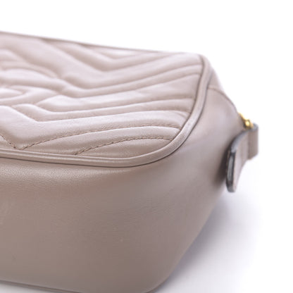 Gucci Calfskin Matelasse Small GG Marmont Chain Shoulder Bag Porcelain Rose 11 of 20