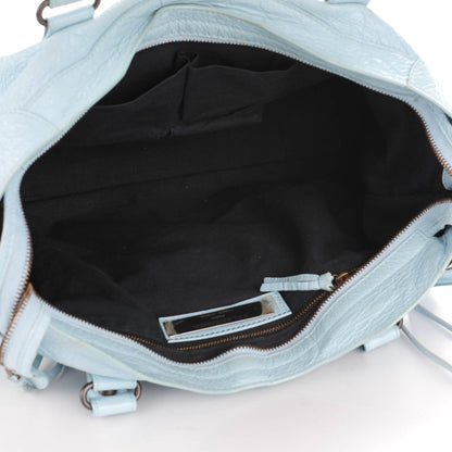 Balenciaga Agneau Classic Hardware City Bleu Dragee 5 of 10