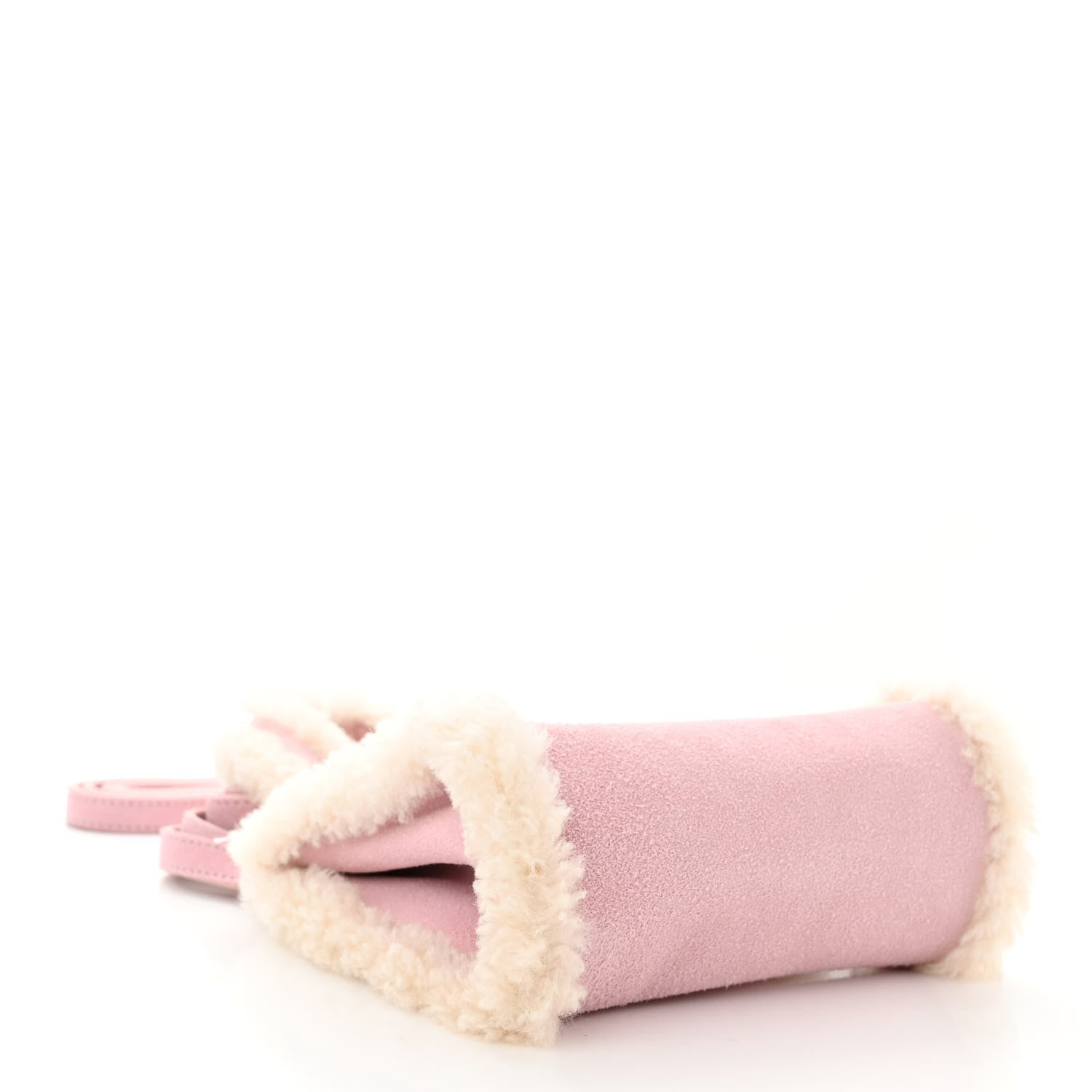 Telfar X UGG Suede Shearling Small Shopping Bag Pink 4 of 11