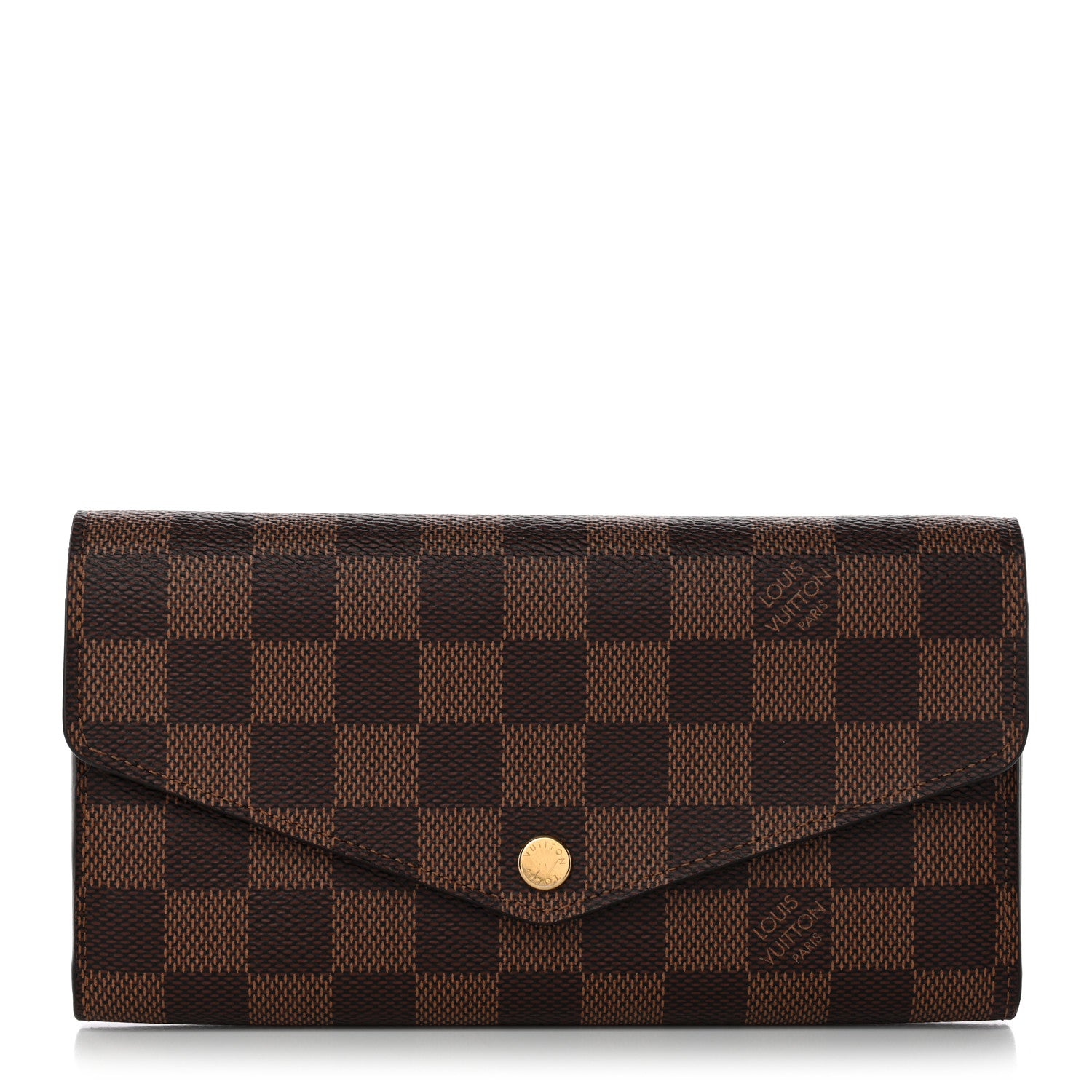 Louis Vuitton Damier Ebene Sarah Wallet NM 1 of 8