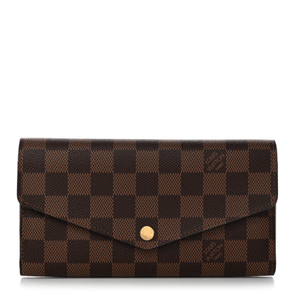Louis Vuitton Damier Ebene Sarah Wallet NM 1 of 8
